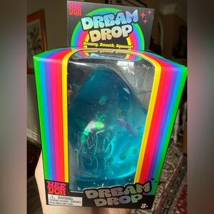 Nee Doh Dream Drop squishy Blue Glitter Tiktop popular. Kids favorite!